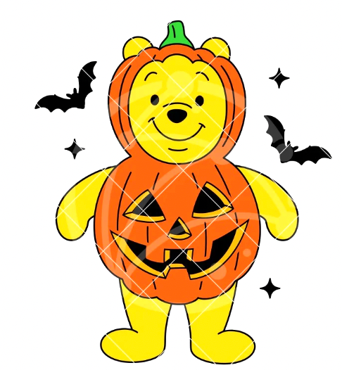 Pumpkin Pooh Bear