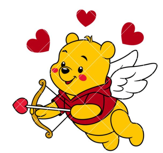 Winnie The Pooh Cupid