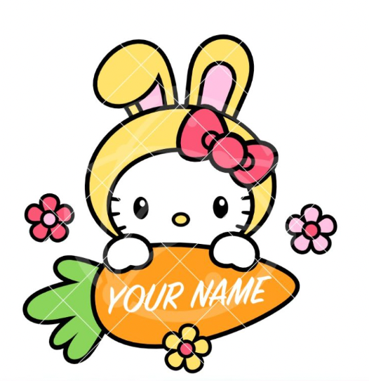HK Easter Custom Carrot Name