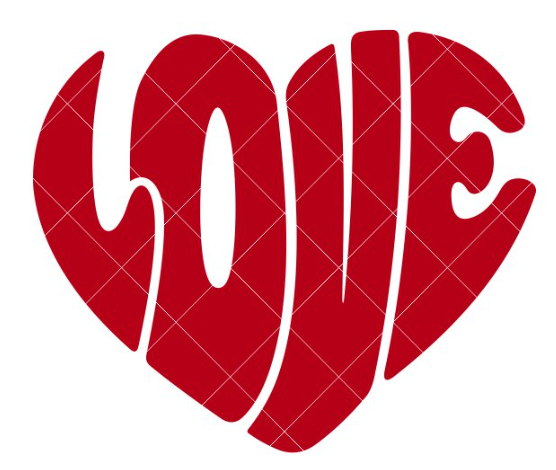Retro LOVE Heart