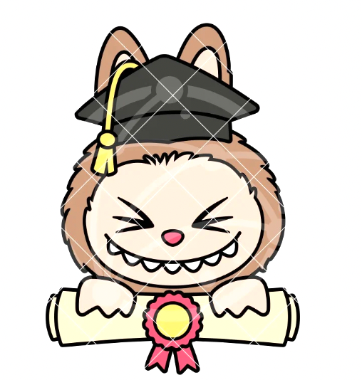 Labubu Graduation